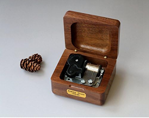 YouTang Music Box, Mini Size Creative Wooden 18 Notas Caixa musical, brinquedos musicais, Tune: Moon River