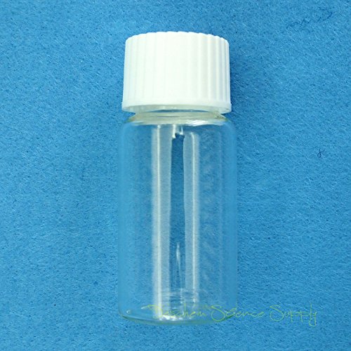Frascos de vidro de 30 ml de frasco de penicilina, garrafa de reagente de amostra, com tampa de parafuso PP, 10pcs/lote