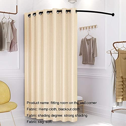 Vestiário, cortina trocando sala de encaixe móvel para roupas de roupas de roupas para roupas de tecido para roupas de