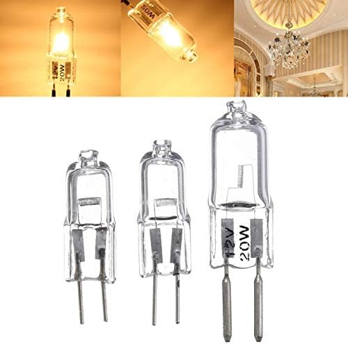 Lâmpadas de reposição de bipina de halogênio 12V volt, lâmpadas de disco, bulbos de halogênio de 20 watt g4 meu lbr01