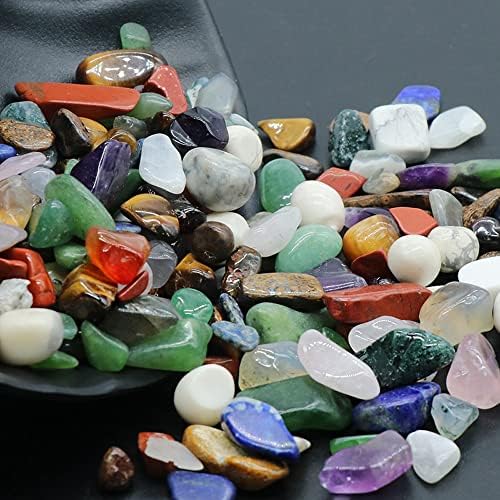 ANCAC 100 g colorido colorido semiprecious Stone Crystal Quartz Cascular irregular para tanques de peixes domésticos Presentes de suprimentos de jóias -