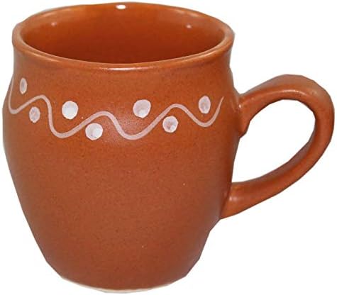 Creativegifts Cerâmica 6 PC Kulhar Kulhad Copo tradicional de chá indiano chai