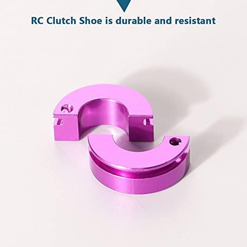 Weishuji Alloy Aluminium Shoe Clutch com peças de atualização da mola, sapato de embreagem RC, sapatos de embreagem de alumínio