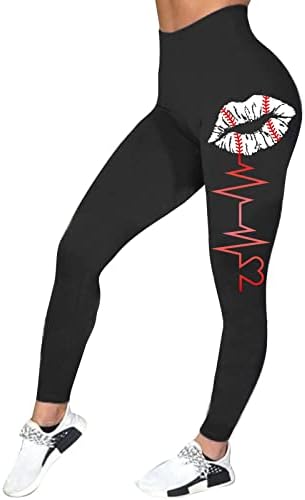 4 de julho Leggings for Women Women High USA Flag Stripe Star Pants Fitness Fitness Athletic Workout Yoga Calças