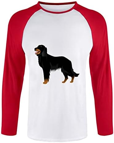 Camisa de manga comprida de cães de cães escoceses