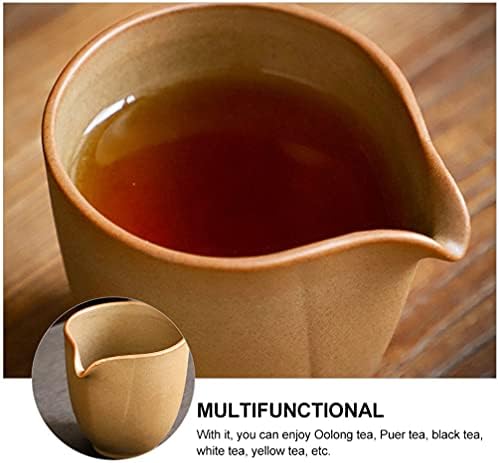 Arremessador de cerâmica genérica xícara de gongofu jarro chinês xícara de chá de café creme leite cremador acessórios de chá