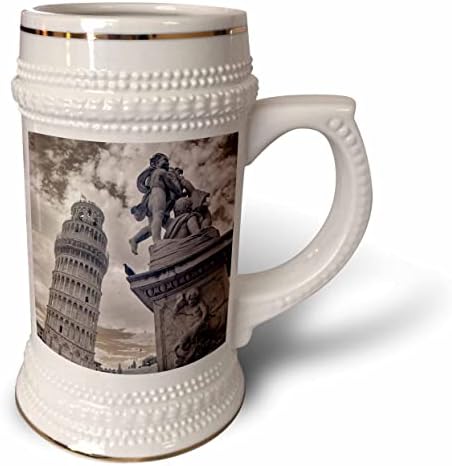 3drose Itália, Pisa. Infravermelho do campo de Campo dei miracoli de. - 22 onças de caneca