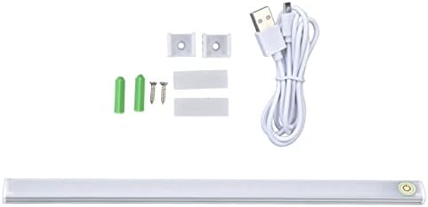 Vifemify sob o gabinete Luz USB Touch 22 Lâmpada LED Minchas escurecentes escurecem a iluminação de quarto branco macio para cozinha, balcão, guarda -roupa