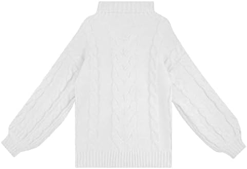 Sweater de gola gola gola gatear suéter feminino suéter de algodão de malha de malha de pescoço alto suéter grosso