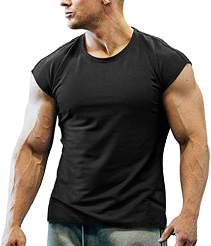 XILOCCER Mens camisetas de manga curta Camiseta Camise de pescoço Melhores camisas de treino para homens Camisetas de manga curta