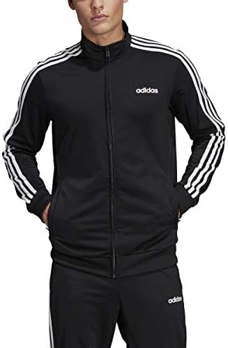 A adidas Men's Essentials 3-Stripes Tricot Track Jacket