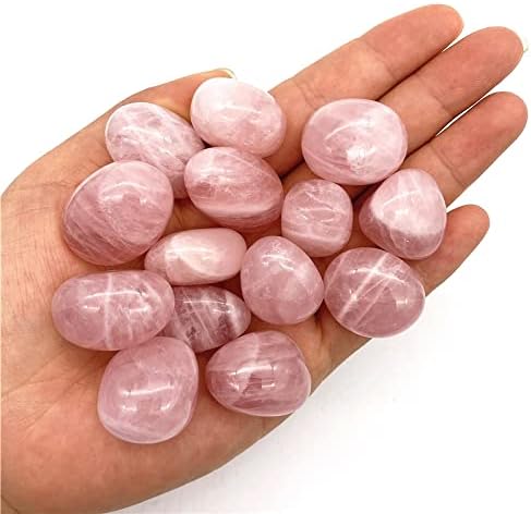 Qiaononai zd1226 100g rosa rosa rosa rosa rosa quartzo tumble pedras polidas cura cristal gemos fen shui stone tank aquário decoração