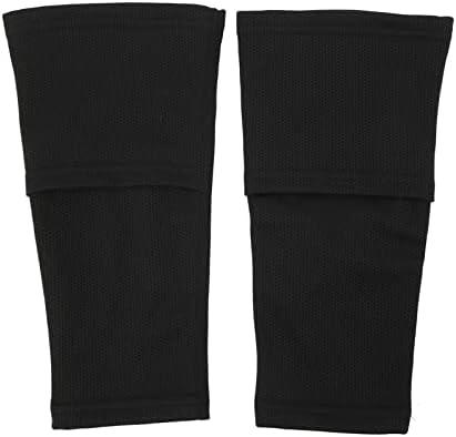 Dauerhaft Shin Guard Socks, Slip Proof Elastic Boa Proteção Proteção Poliuretano Nylon 1 Par de canela mangas para esportes
