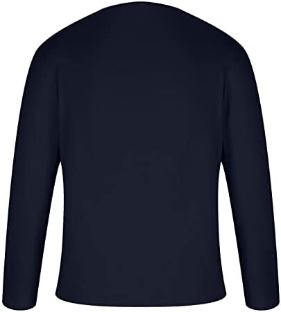 Camisetas tshirts para homens esportes sólidos casuais de mangas compridas Túnica de túnica de treino de fitness de decote em
