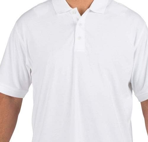 5.11 Tactical Men's Jersey Knit Camisa de manga curta, algodão resistente a rugas, bolso de caneta, estilo 71182
