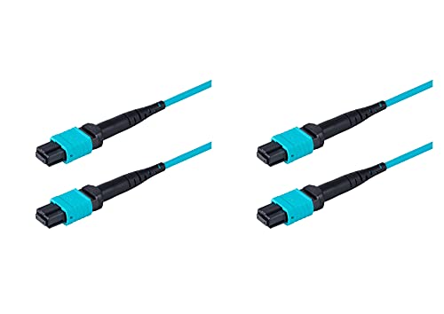 Speedyfibertx-2 pacote de 2 0,20 metros 12 fibra de baixa perda MPO não pinada para o cabo de tronco de fibra MPO,