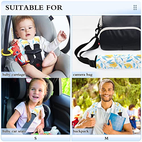 Belas tampas de alça de assento de carro aquarela para crianças para crianças 2 PCs tiras de assento de carro almofadas de ombro