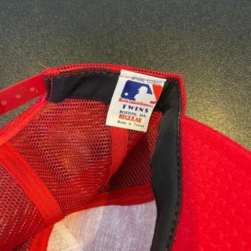 Slaughter Slaughter assinou o vintage St. Louis Cardinals Hatball Hat JSA COA - HATS MLB Autografado