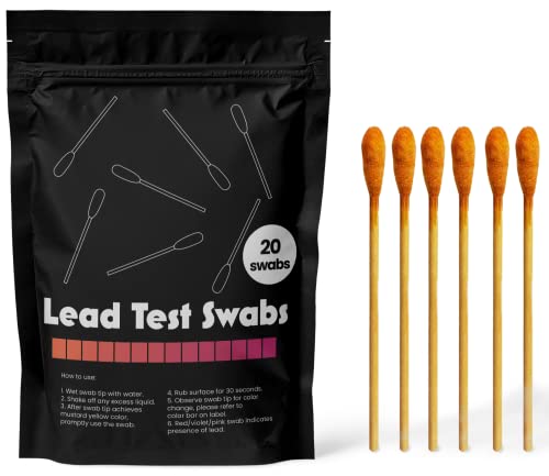 Kit de teste de chumbo - swabs de testes instantâneos para chumbo