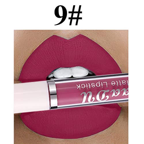 Bishine Matte Liquid Lipstick Velvet Lipgloss Lipgles Lipgleaz Lips Rows Smooth Lips Smooth Lips Makeup para mulheres