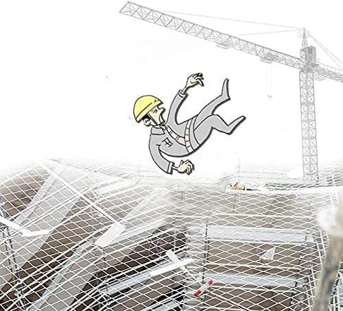 Happlignly Salbing Net for Kids, Treehouse Safety Rede Child Swing Fence Reding Rainha Ladder Truck Trailer de carga pesada Rede decorativa Decorativa Ornamentos de corda Rede de corda (Tamanho: 5x1