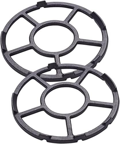 Redutor de anel de gás de ferro fundido TRIVET ， 2PCS Burner Stand Stand Stand Pot Trivets Anti-Slip Acessório Restaurante