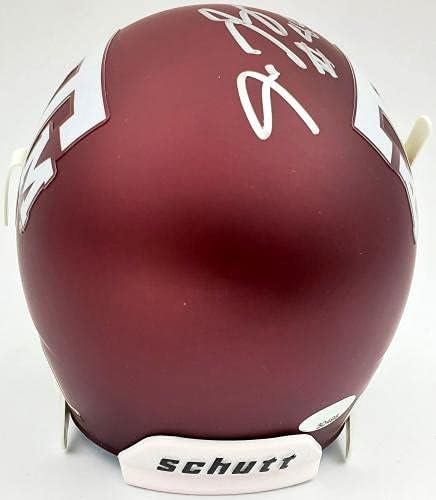 Red Bryant autografou o Texas A&M Aggies Mini capacete MCS Holo Stock 71798 - Mini capacetes da faculdade autografados