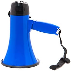 Bemldy portátil megaphone bullhorn 20 watts Power com sirene embutido/volume ajustável de alarmes -Strap poderoso e leve