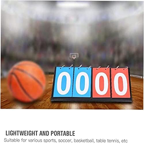 Mantenha a pontuação em grande estilo com nosso placar de esportes Flip Sports Flip Flip - disponível em 2/3/4 dígitos com acessório de balcão de pontuação fácil de usar - perfeito para tênis de vôlei de basquete e mais