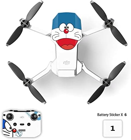 Pele para DJI mini 2 adesivo conjunto de drones completo + controlador + 6 skins de bateria compatível com dji mavic mini 2 apliques