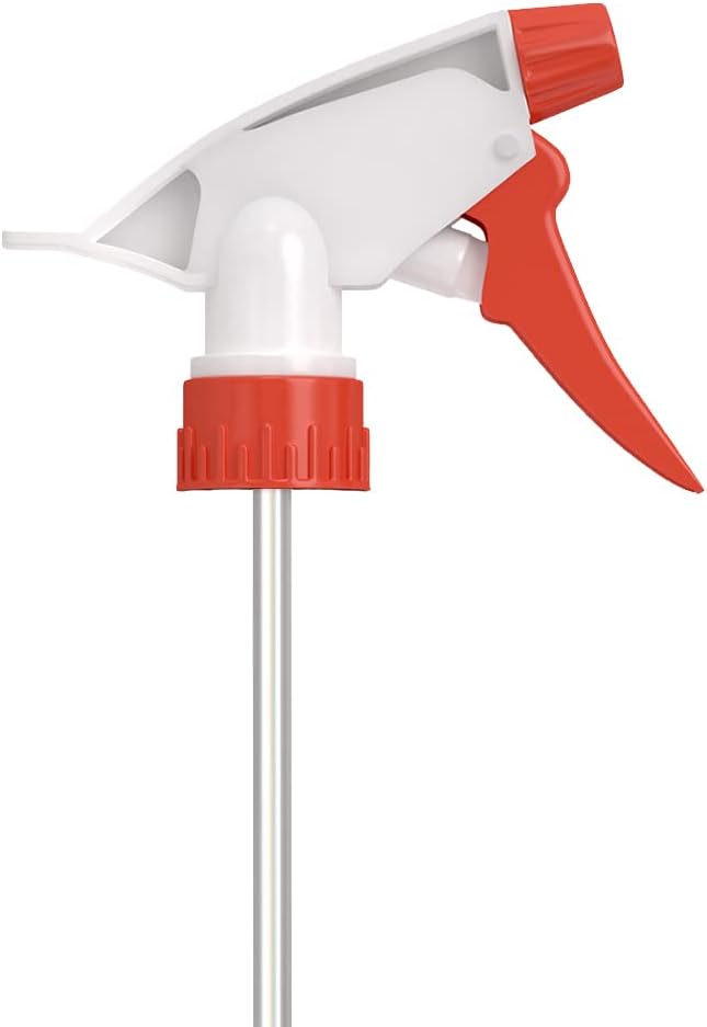 Garrafas de spray de plástico com pulverizadores - 32 oz de garrafas de spray vazias para soluções de limpeza, rega de plantas, treinamento
