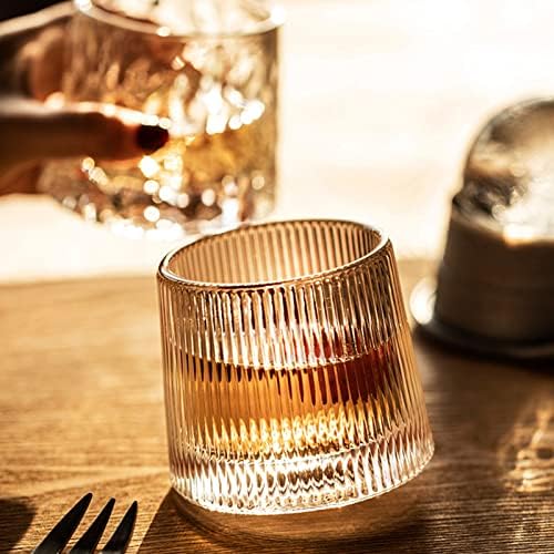 Glass de uísque Mkkel, copos de vinho de cristal, copo de copo, bebidas de coquetel, taças de água de vidro transparente,