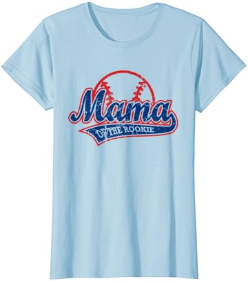 Mama engraçada de beisebol vintage da camiseta do novato