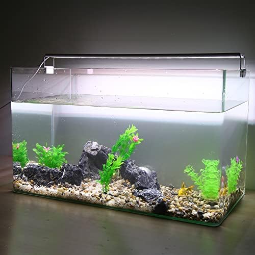 Vocoste 1 PCS Decorações de aquário de tanques de peixes Plantas artificiais, plantas de água artificial de plástico para aquário,