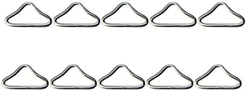 Acessórios de colchões de Besportble 30pcs Open Triangle Jump Rings Trampoline Triangle Buckle Bagbing Bolasp Bolasp Bolasp