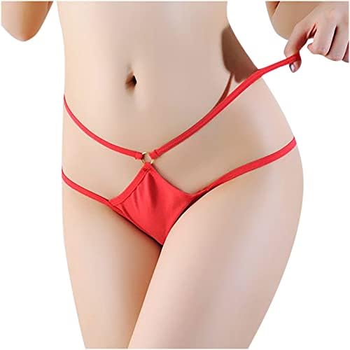 Tangas G-S-Scorrer para mulheres Sexy Solid Color Hollow Out See através da calcinha suave e confortável respirável cuecas íntimas