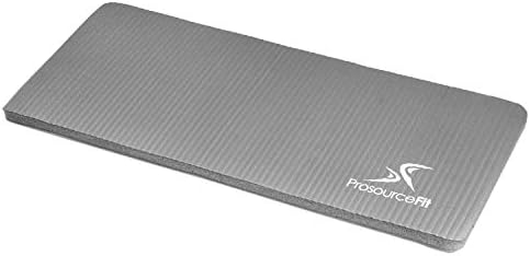 Prosourcefit Yoga joelheira e almofada de cotovelo 15 mm se encaixa em tapetes padrão para articulações sem dor em ioga, pilates, exercícios de piso.