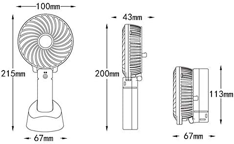 Ventilador de ventilador elétrico AKFRIEFS USB FAM DE FOLHA RECARGIED, SUPLETÁRIO PORTÁVEL ELÉTRICO, ventilador criativo