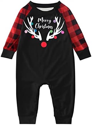 Com que corresponda o pijama da família de Natal Conjunto de Natal Pijamas de Princadeiras de Pijama de Família Família Combationamento