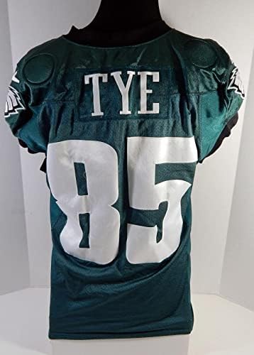 2017 Philadelphia Eagles Will Tye 85 Game usado Jersey Green Practice Jersey DP23686 - Jerseys não assinados da NFL usada