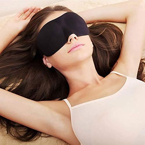 3D máscara de sono máscara de olho de olho natural capa de tampa de sombra de olho de olho masculino homens cegos Sofe Eyepatch Travel