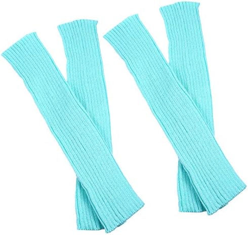 ABAODAM 2 pares de meias de tricô meias quentes meias confortáveis ​​para o inverno outono-