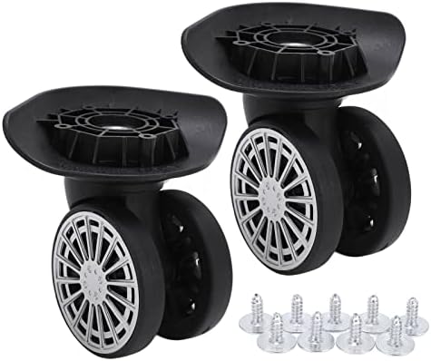 Rodas de rodízio Kuuleyn, roda muda, roda de caixa de tração, rodas giratórias de 1pc Bedra de bagagem A60 Rodas de substituição de capa para lavagem para bagagem Manutenção de reparo de casos