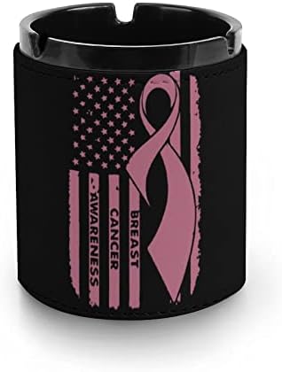 American Flag Cancer Breast Câncer Cinzelo para Cigarro Cigarro Titular de cinzas modernas Decoração de bandeja de cinzas de mesa