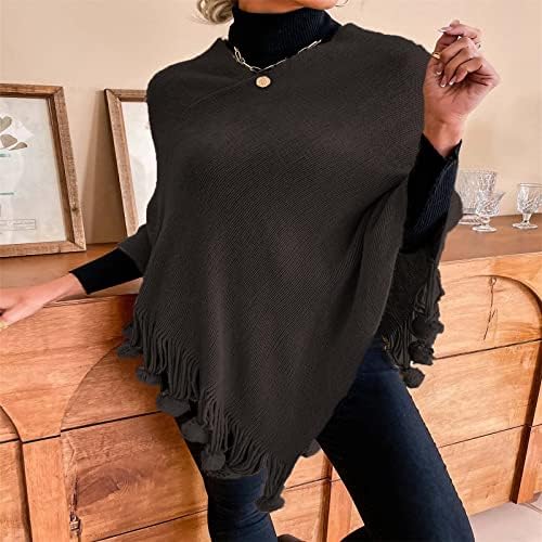 Shawl Women's Soft Knit Nyp Wrap em Gift Luxury Lace Fringe Cape Sweater Casaco Casaco