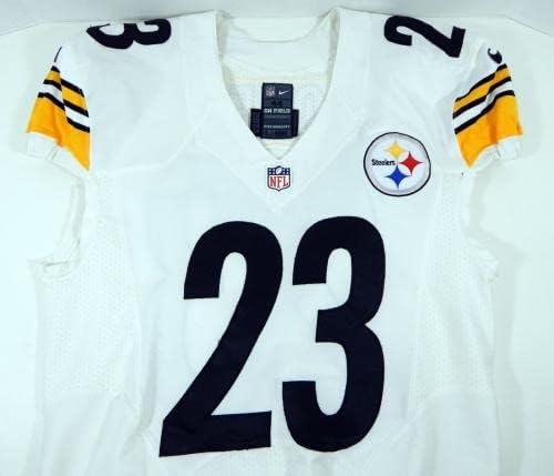 2013 Pittsburgh Steelers Felix Jones 23 Game usou White Jersey DP07930 - Jerseys de jogo NFL não assinado usados
