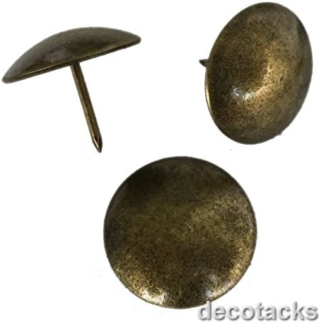 DeCotacks® grande acabamento de bronze antigo pregos/tachas de 1 polegada - 50 pcs [acabamento de latão antigo] DX0525AB