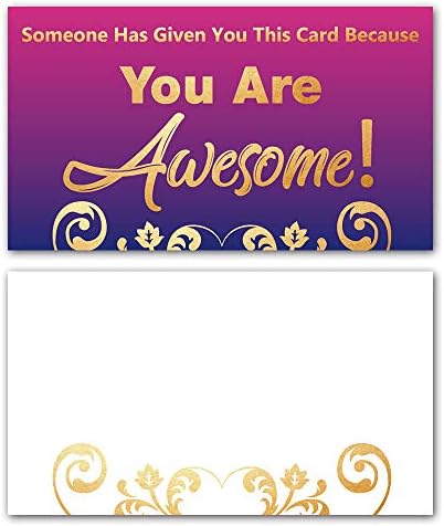 50 Vocês são cartões impressionantes, Kudos Apreciação Mini Cartões de Agradecemos para Trabalhador Médico, Saúde, Médico, Enfermeira, Voluntário, Funcionário, Reconhecimento e Obrigado por fazer a diferença