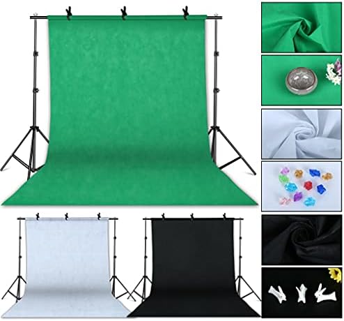 N/A Kit de iluminação fotográfica 2x3m Fundamento de fundo de fundo suave Softbox Stand Stand portátil Bolsa para fotografia