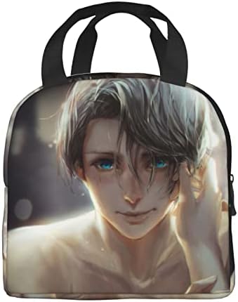 Klliki Anime Yuri On Ice Lunchag Bolsa Bolsa Bolsa de lancho